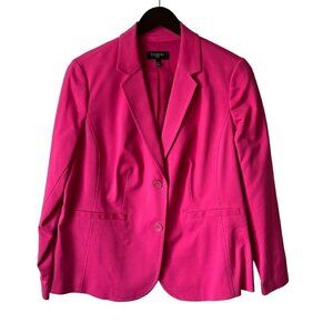 Talbots Pink Single Breasted 2 Button Blazer, 16W